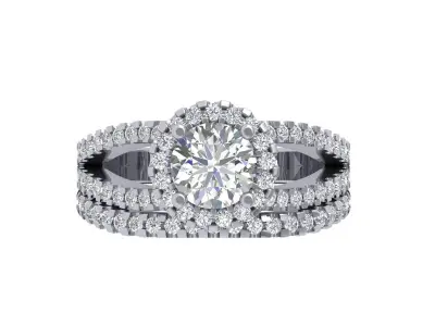Wedding-Ring 3D print model 3