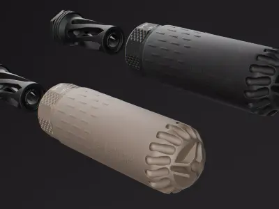 HUXWRX Flow556K L Low-poly 3D model