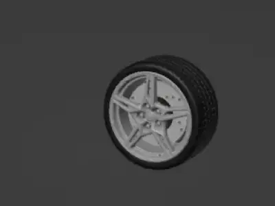 wheel mercedes 3D model