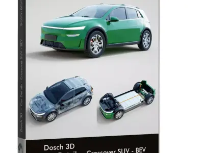 Dosch 3D - Car Details - Crossover SUV - BEV 3D model