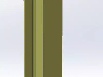 Biblioteca de Perfis de Soldagem - SolidWorks  Weldment Profiles Low-poly 3D model