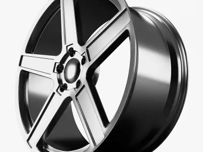 Car Wheel Rim 3D model by 3DModelingCorp
