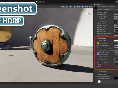 Stylized Shield Low-poly 3D model