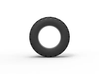 Offroad tire 116 Scale 1 to 25 3D print model