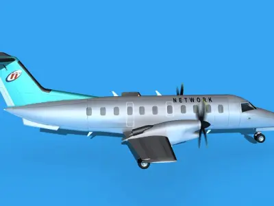 Embraer EMB120 Network 3D model