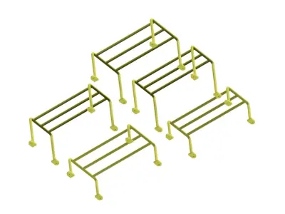 STEEL ENCLOSURES Low-poly 3D model