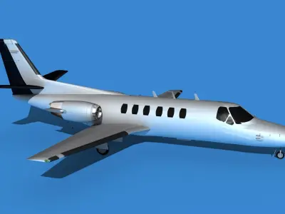 Cessna Citation 550 II Bravo V11 3D model