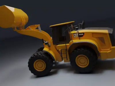 Wheel loader Free 3D model