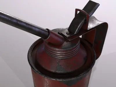 Oilcan oil can Free 3D model
