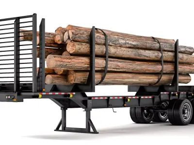 McLendon log 42 Trailer 2023 3D model