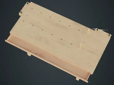 Workbench 1A Low-poly 3D model