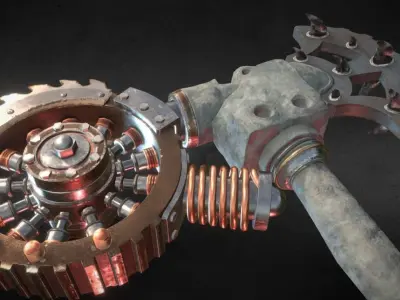 Doomsday Mallet Low-poly 3D model