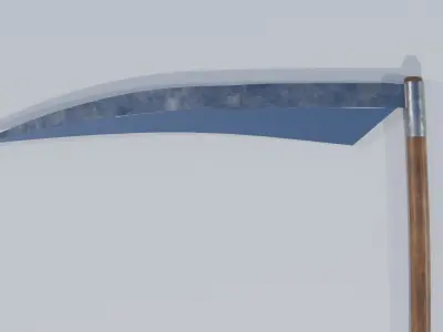 Scythe Free low-poly 3D model purchase