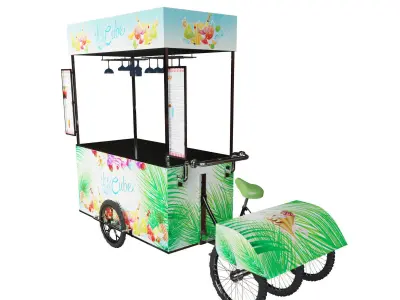 Cargo Bike Ice Cube 3D model