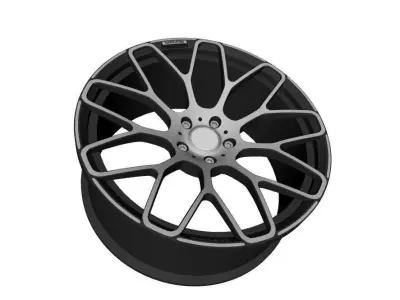 wheels  Brabus Monoblok  Y Free 3D model