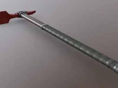 Hoe - Ruby Low-poly 3D model