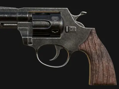 Revolver 3D model 4