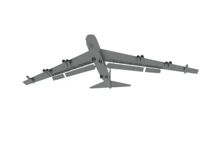 Boeing B-52 Stratofortress 3D model