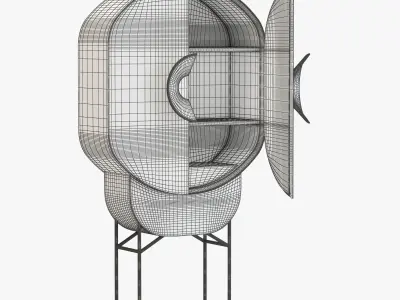 De Castelli Polifemo Cabinets and Bookcases Low-poly 3D model