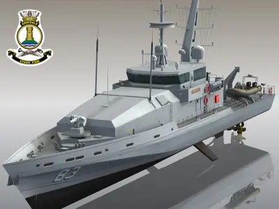 HMAS Armidale ACPB 83 3D model
