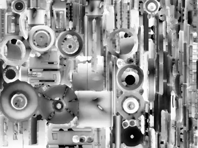 Stylized Metal structures asset pack 02 Low-poly 3D model Low-poly 3D model