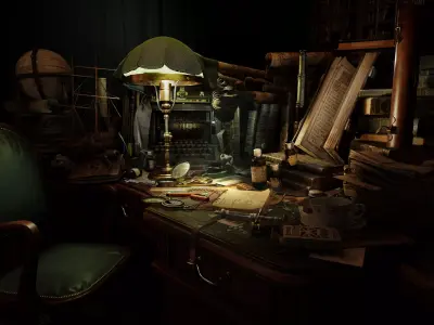 Cabinet  Stage Set 3D model