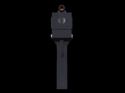 Simple Gun Free 3D model