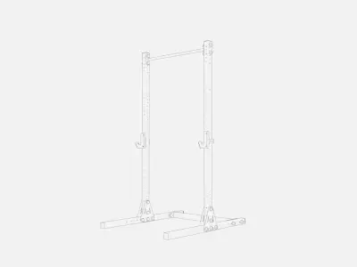 2 Ares Titan Outdoor Rack 3D model