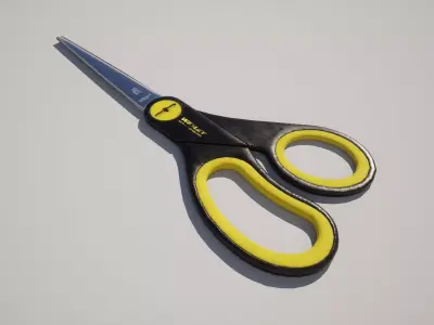  Scissors Low-poly 3D model