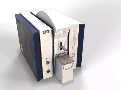 Spectrometer Low-poly 3D model