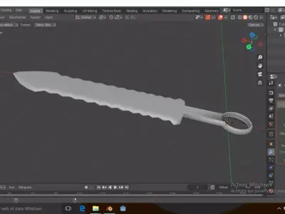 EPEE DE GUERRE 3D model