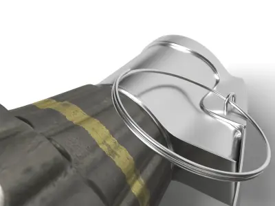 Grenade 3D model 2