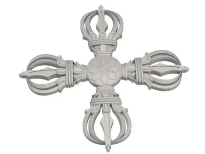 Dorje-Vajra pendant 3D print model