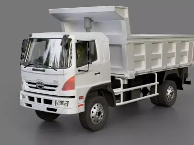 Hino 500 2626 Dump Truck 2016 3D model