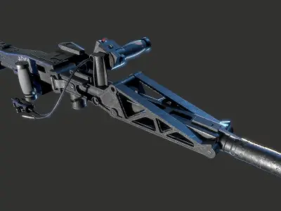 M56 Smartgun Aliens 3D model