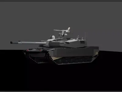 Abrams X 3D model purchase