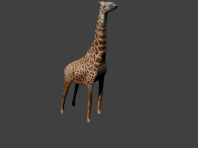 Giraffe Low-poly Low-poly 3D model