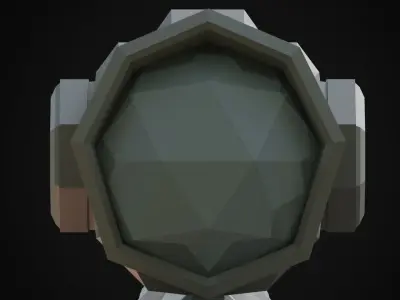 Game Ready - Low Poly Sniper Stylized Low-poly 3D model