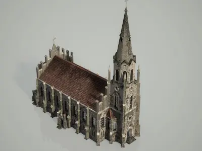 Church 3D model 2