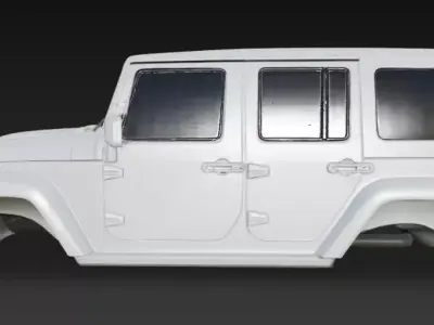 jeep body  3D model