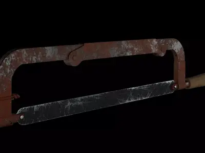 Old Hacksaw 3D model