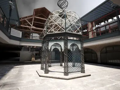 Tobacco Dock London 3D model