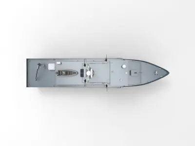 Bedok-class mine countermeasures vessel 3D model by octagram14