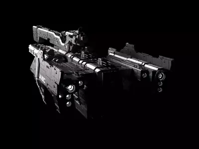 Paris Class Heavy Frigate 3D model
