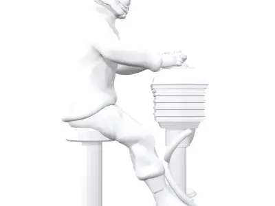 Cantina Bith Musician 3D Print Miniature 3D print model