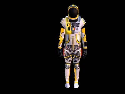 Astronaut Spacesuit Romania 3D model