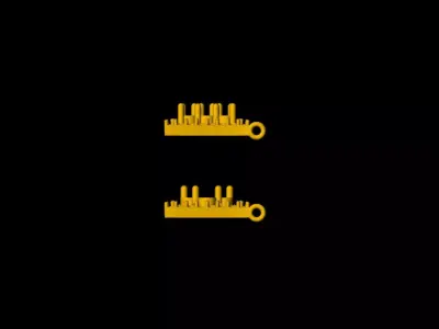 Square Tanmoniya Pendant - 0127 3D print model