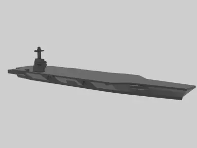 USS Doris Miller - model for small scale printing Free 3D print model