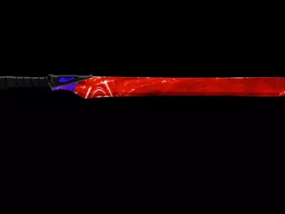 1 Hand Sword      Sharp Luxury Free 3D model