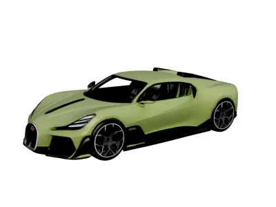 Bugatti Brouillard HQ 2026 Ultra Luxury Concept Hypercar 3D model